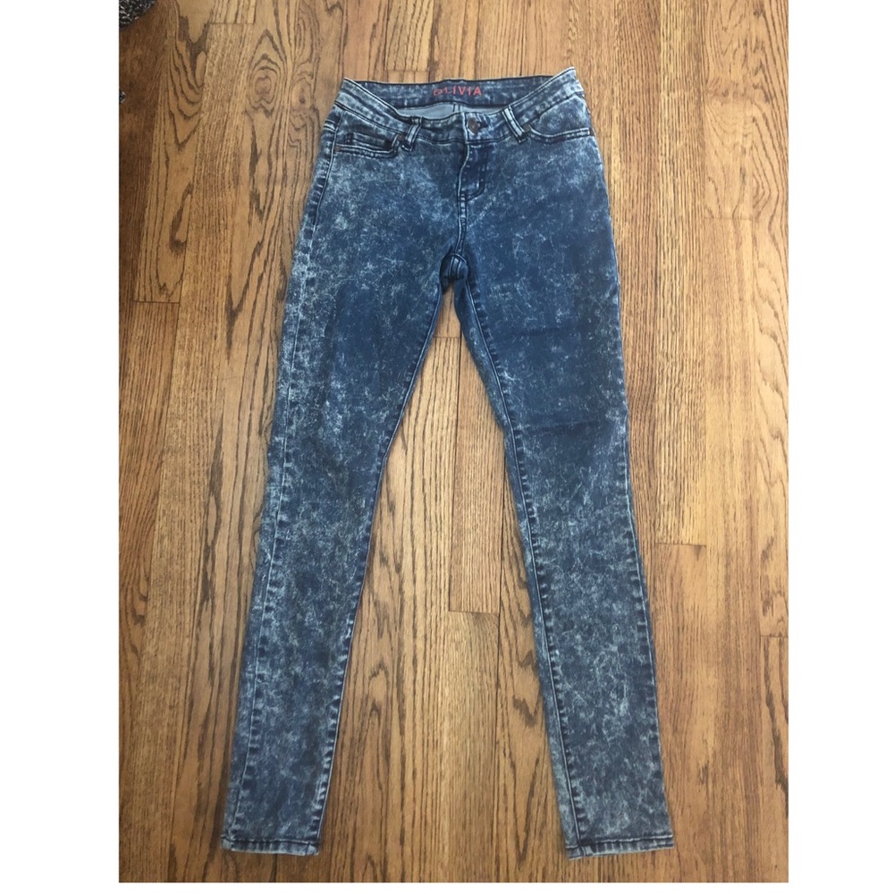 Delia’s Marbled Skinny stretchy Jeans